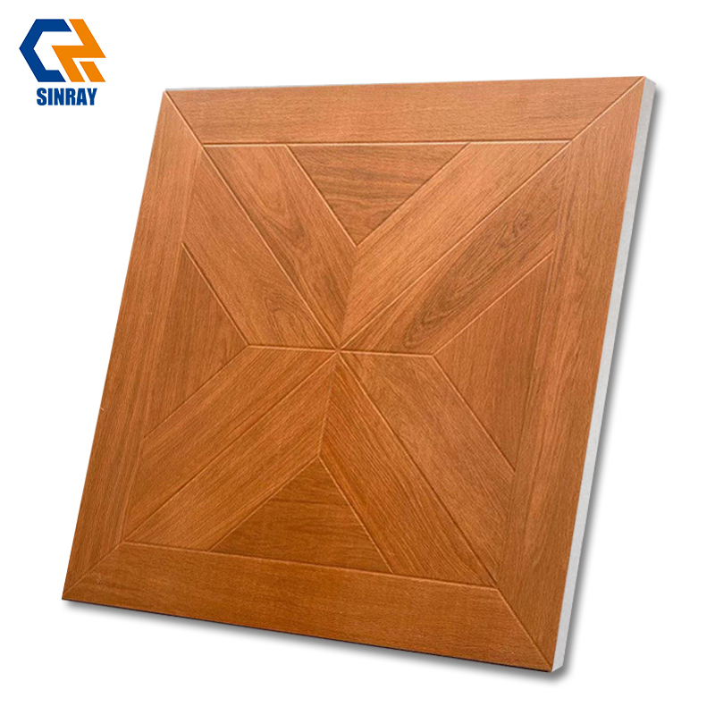 Wear‑Resistant Modern Rustic Wood Grain Antibacterial Interior Tile, Dark Anthracite Matte Non‑Slip Home Border Tiles