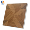 Modern Rustic Wood Grain Antibacterial Interior Tiles 9mm Dark Anthracite Matte Surface Wear-Resistant Non-Slip Bathroom Villa
