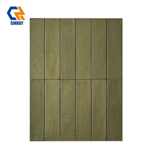 Hand Crafted Colorful Glazed Hand Tiles, Unique Irregular Shape Art Wall Tiles Anti-Water Easy Clean For Villa Shower Wall Restaurant Accent Wall