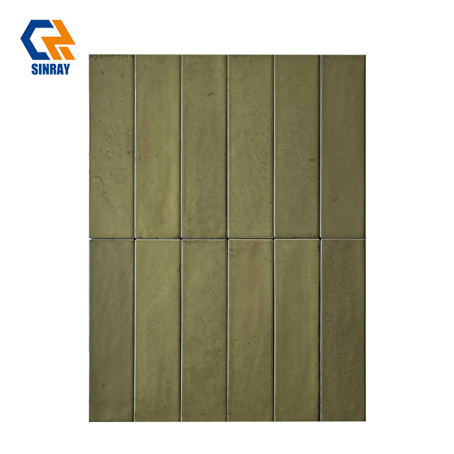 Hand Crafted Colorful Glazed Hand Tiles, Unique Irregular Shape Art Wall Tiles Anti-Water Easy Clean For Villa Shower Wall Restaurant Accent Wall