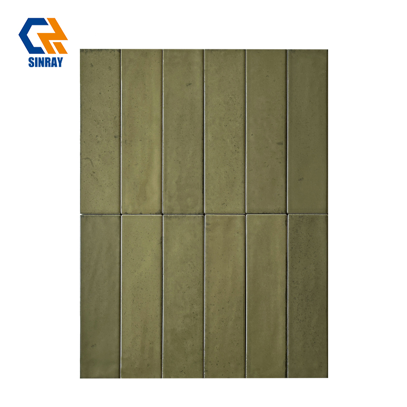 Hand Crafted Colorful Glazed Hand Tiles, Unique Irregular Shape Art Wall Tiles Anti-Water Easy Clean For Villa Shower Wall Restaurant Accent Wall
