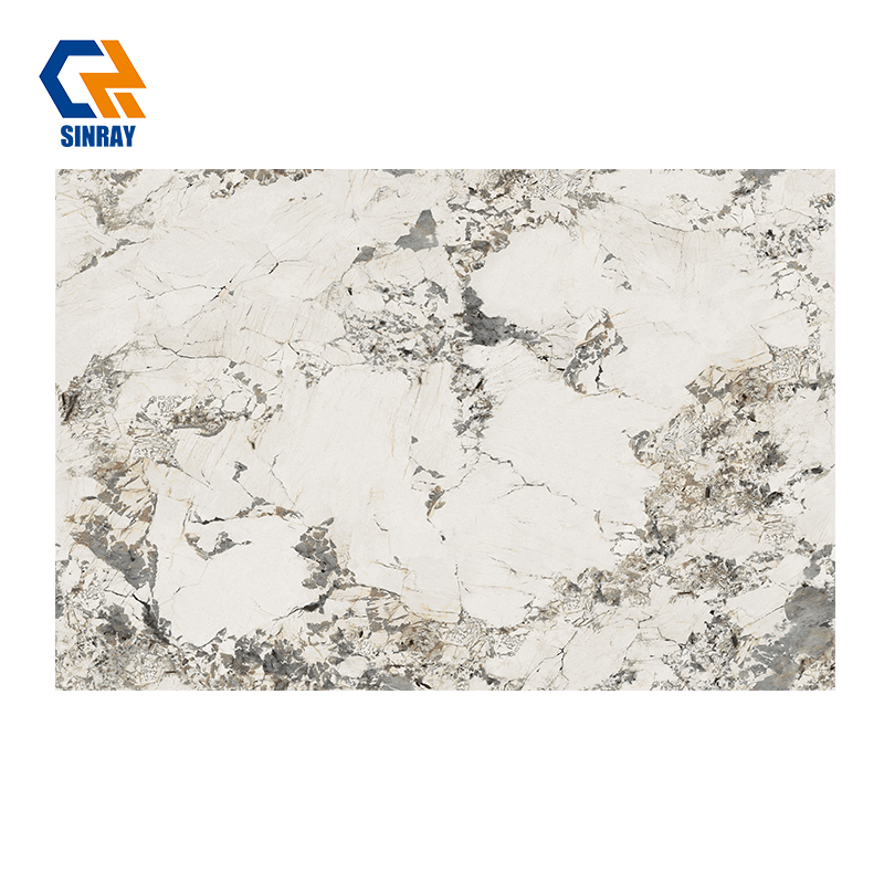 9FK9018-1115 Commercial Grade Large Sintered Stone Slabs, Multi Patterns Optional Heat Resistant Non-Porous Stone Sheets for Shopping Center Restaurant Decoration Projects