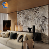 ZS927127 Natural Marble Texture Sintered Stone Compact Surfaces, Anti-Bacterial Food-Grade Stain Repellent Slabs for Kitchen Islands, Wash Vanities and Custom Furniture Tops