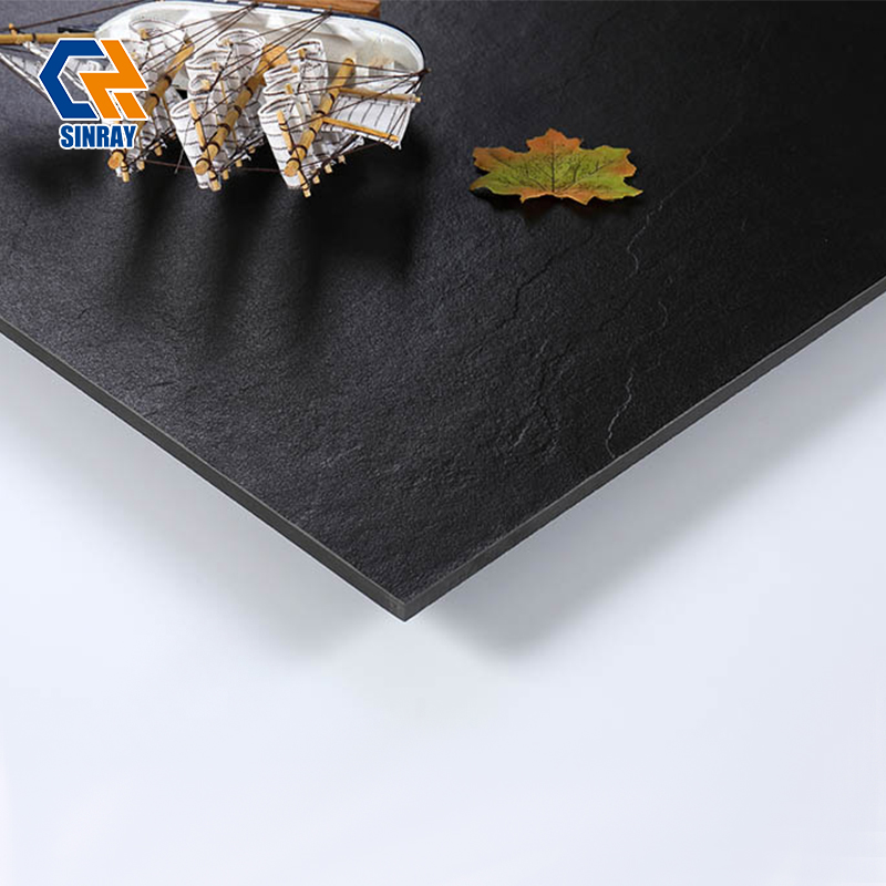 BY6H6010 Full Body Nero Marquina Sintered Stone Slabs, UV Fade-Proof Weather Resistant Stone Panels Suitable for Indoor Countertops & Outdoor Patio Wall Paving Projects
