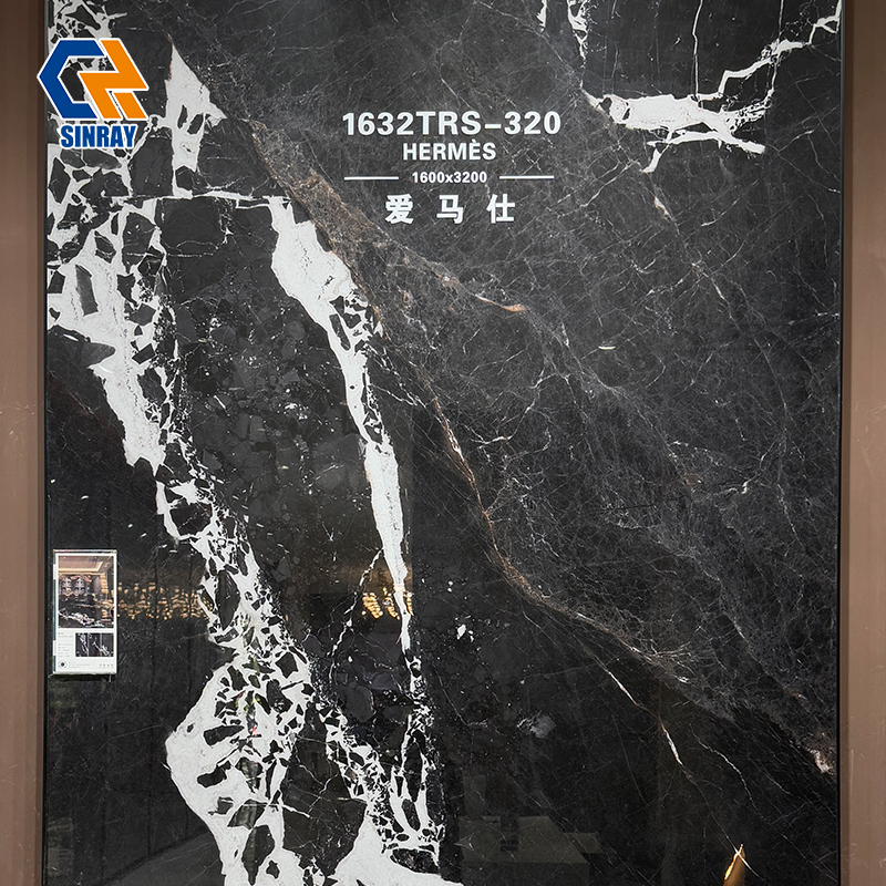 1632TRS-320 Factory Direct Custom Machining Sintered Stone Slabs, Multiple Marble Texture Options Heavy Duty Stone Panels for Global Decoration Contractors Bulk Purchase