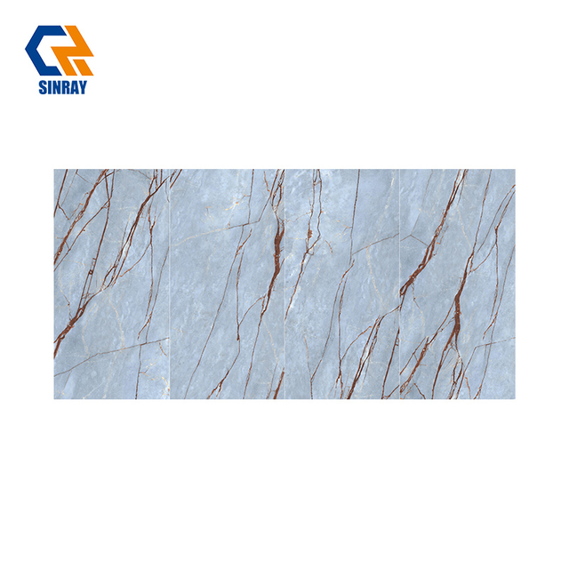 1632TRS-316 High Mirror Gloss Sintered Stone Big Slabs, Smooth Stain Repellent Hard Compact Stone for Luxury Hotel Lobby Background Walls, Bar Counters and Villa Interior Decoration